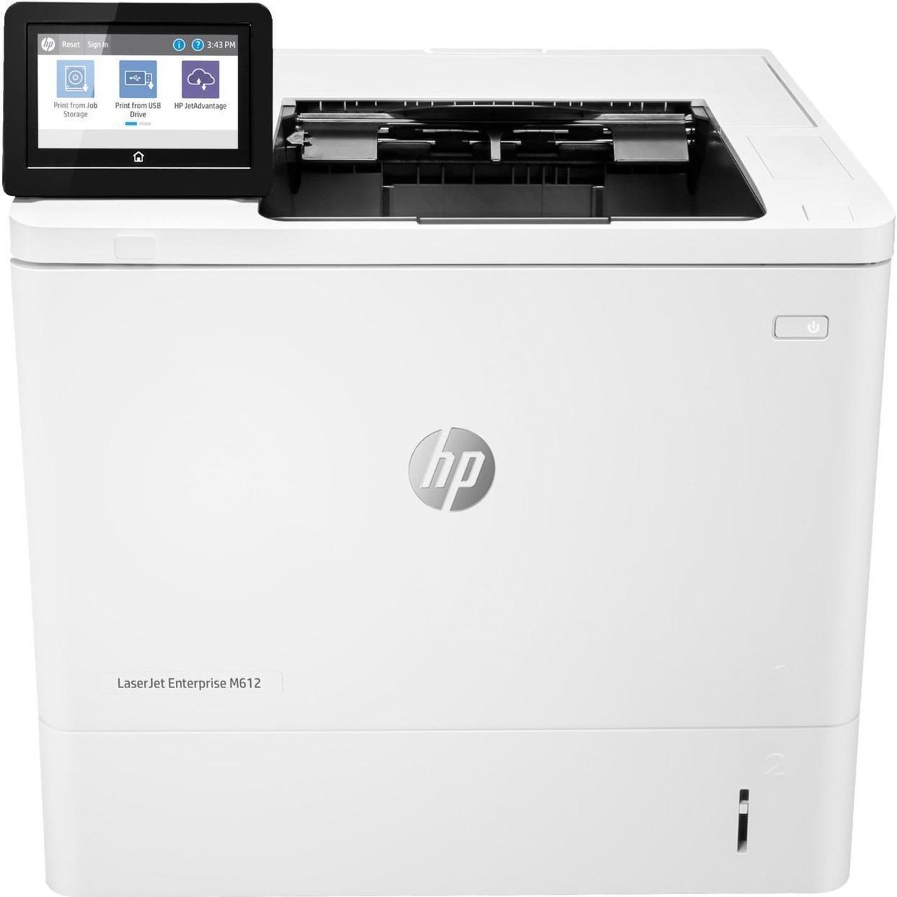 Alt view image 6 of 17 - HP LaserJet Enterprise M612dn Laser Printer, Black And White Mobile Print Up to