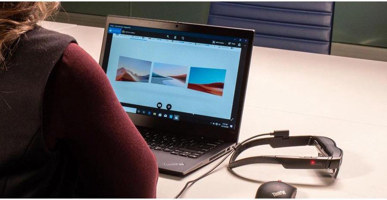 Alt view image 6 of 18 - Lenovo ThinkReality A3 Smart Glasses