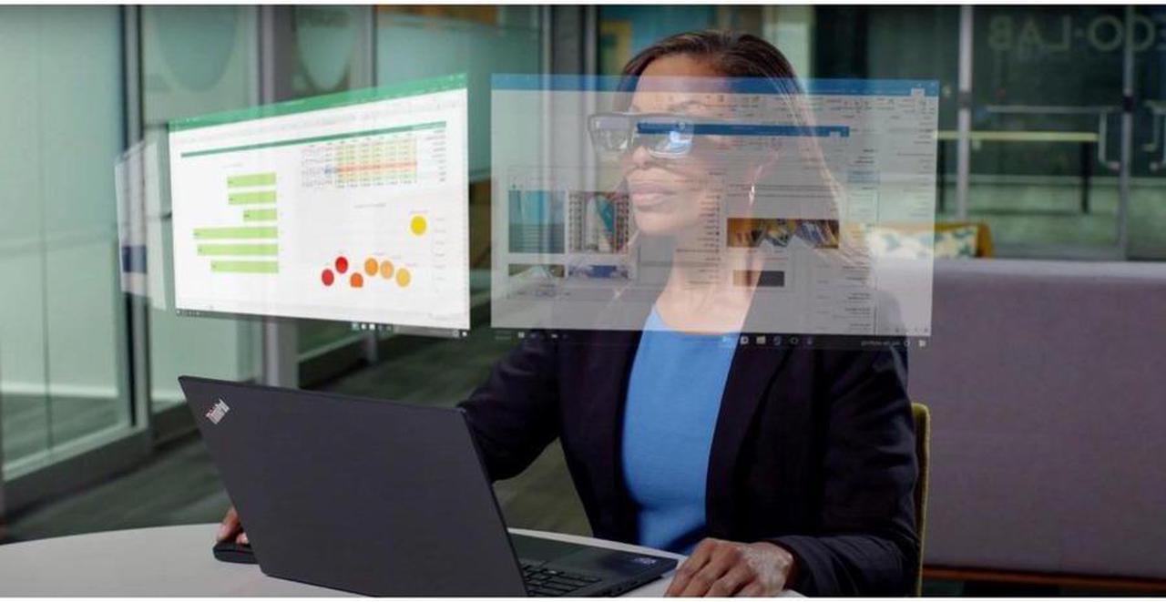Alt view image 7 of 18 - Lenovo ThinkReality A3 Smart Glasses