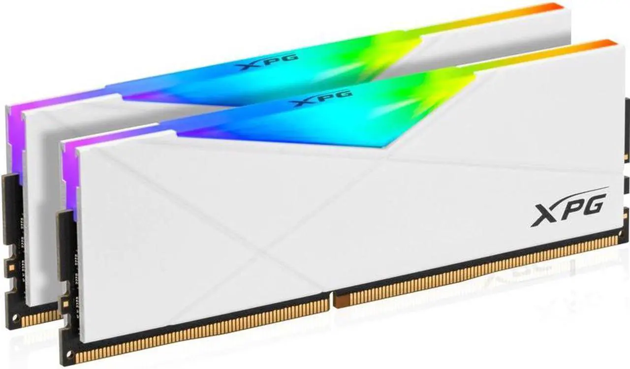 Alt view image 10 of 17 - XPG SPECTRIX D50 RGB Desktop Memory: 16GB (2x8GB) DDR4 3200MHz CL16 White