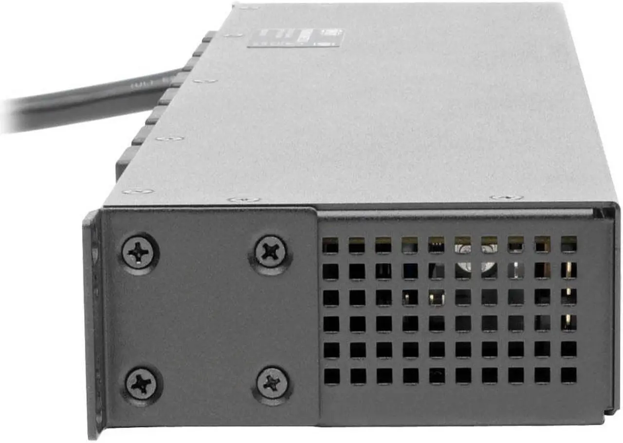 Alt view image 15 of 20 - Tripp Lite 1.9kW Single-Phase Switched PDU, LX Platform Interface, 120V Outlets (8 x 5-15/20R), NEMA L5-20P, 12.0 Feet Cord, 1U Rack, TAA (PDUMH20NET2LX)