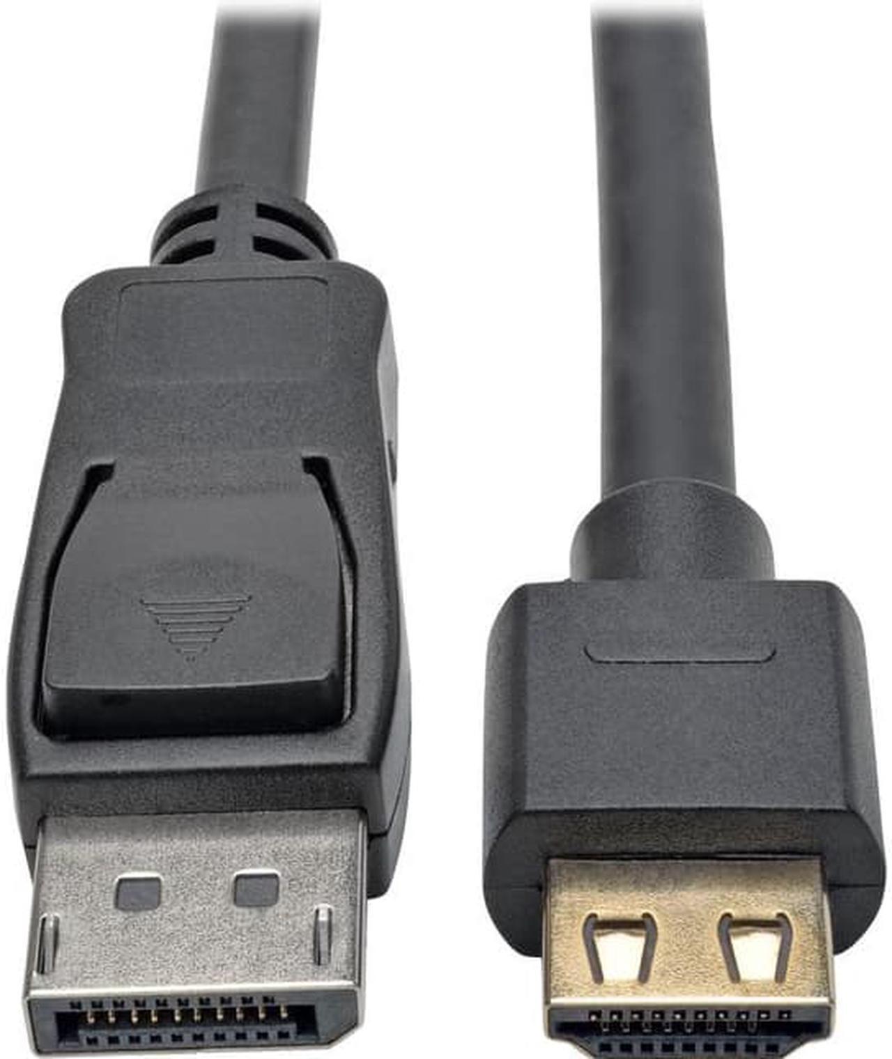 Alt view image 10 of 16 - Tripp Lite DisplayPort to HDMI Adapter Cable Active DP 1.2a to HDMI 4K 12 ft. (P582-012-HD-V2A)