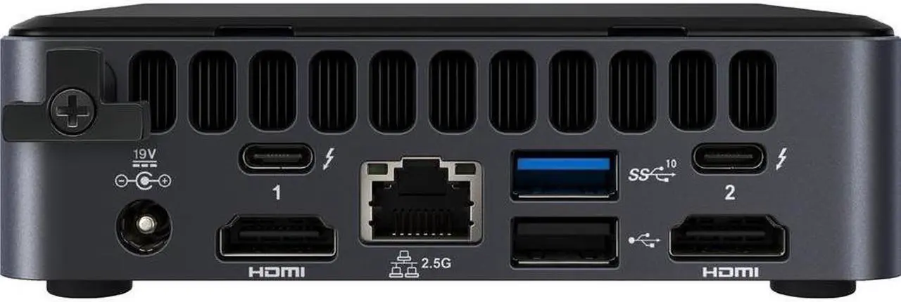 Alt view image 3 of 13 - Intel NUC 11 Pro BNUC11TNKV50Z00 Mini / Booksize Barebone System, No Power Cord