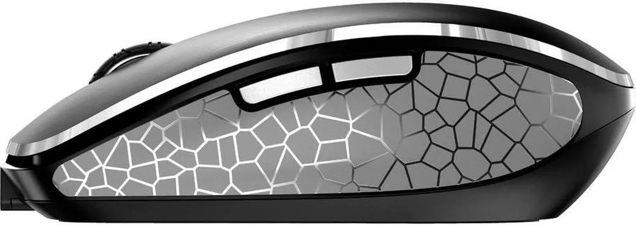 Alt view image 5 of 14 - CHERRY MW 8C ADVANCED Rechargeable Wireless Mouse - Laser - Wireless - Bluetooth - 2.40 GHz - Yes - Black - USB - 3200 dpi - Scroll Wheel - 6 Button(s) - Symmetrical