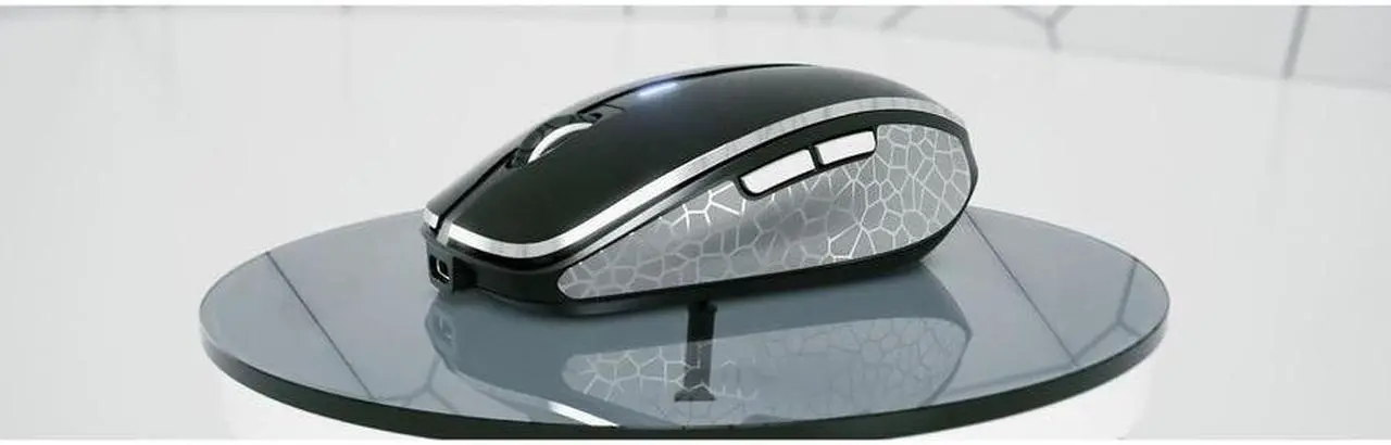 Alt view image 6 of 14 - CHERRY MW 8C ADVANCED Rechargeable Wireless Mouse - Laser - Wireless - Bluetooth - 2.40 GHz - Yes - Black - USB - 3200 dpi - Scroll Wheel - 6 Button(s) - Symmetrical