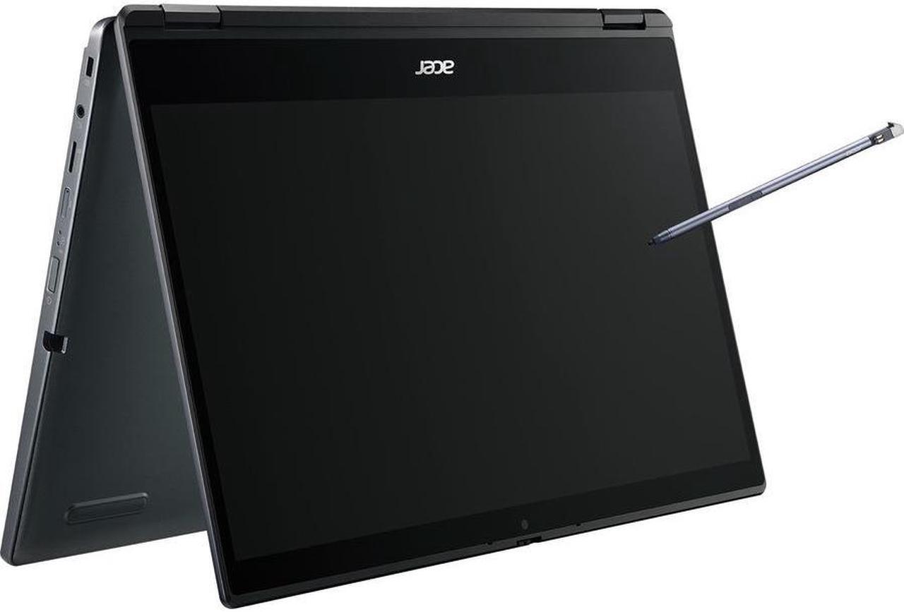 Alt view image 4 of 19 - Acer P414RN-51 TMP414RN-51-76AV 14" Touchscreen 2 in 1 Notebook - Full HD - 1920 x 1080 - Intel Core i7 i7-1165G7 Quad-core (4 Core) 2.80 GHz - 16 GB RAM - 512 GB SSD - Slate Blue - Windows 10 Pr