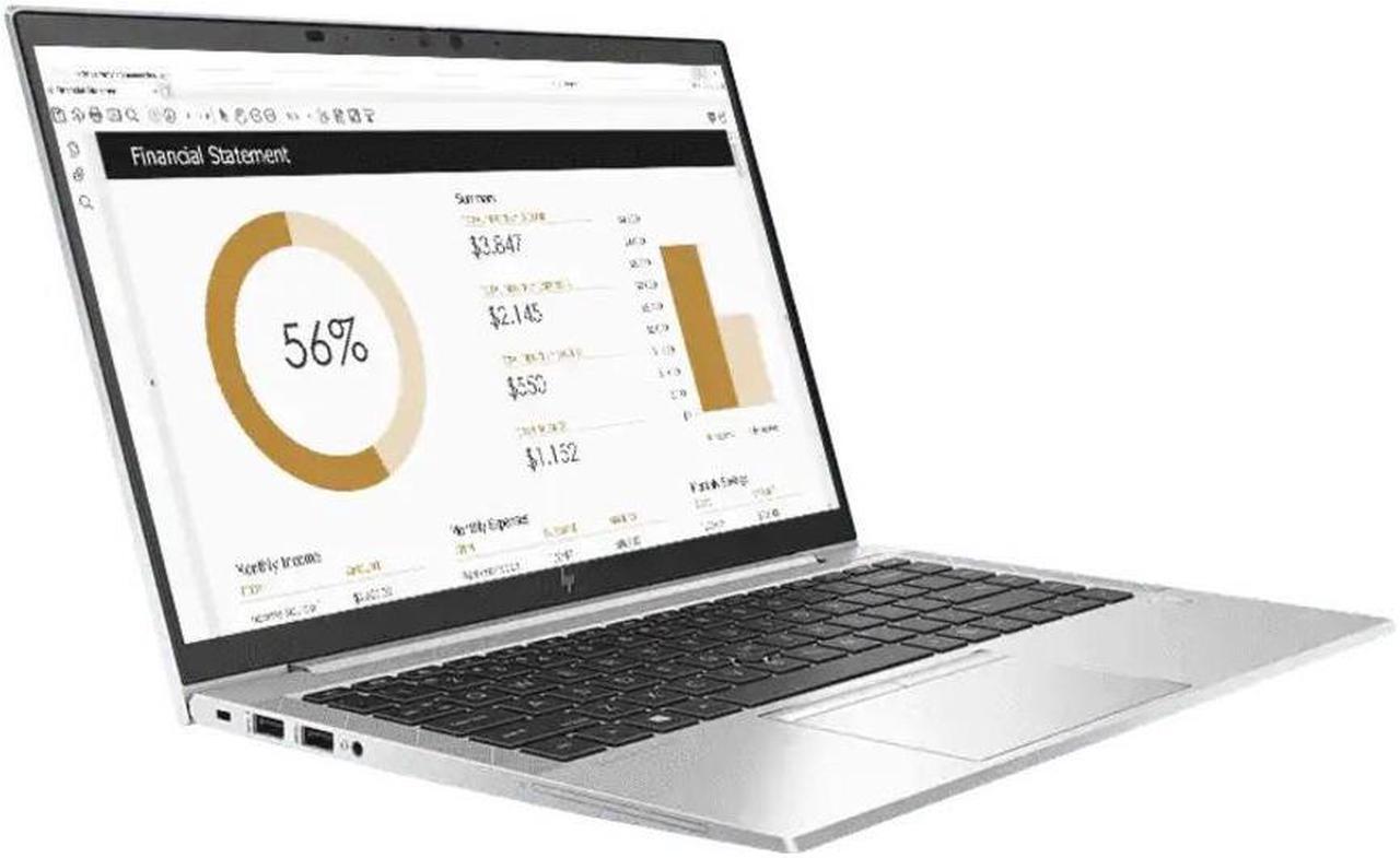 Alt view image 2 of 13 - HP EliteBook 840 G8 14" Notebook - Full HD - 1920 x 1080 - Intel Core i5 11th Gen i5-1145G7 Quad-core (4 Core) - 16 GB Total RAM - 512 GB SSD - Intel Chip - Intel Iris Xe Graphics