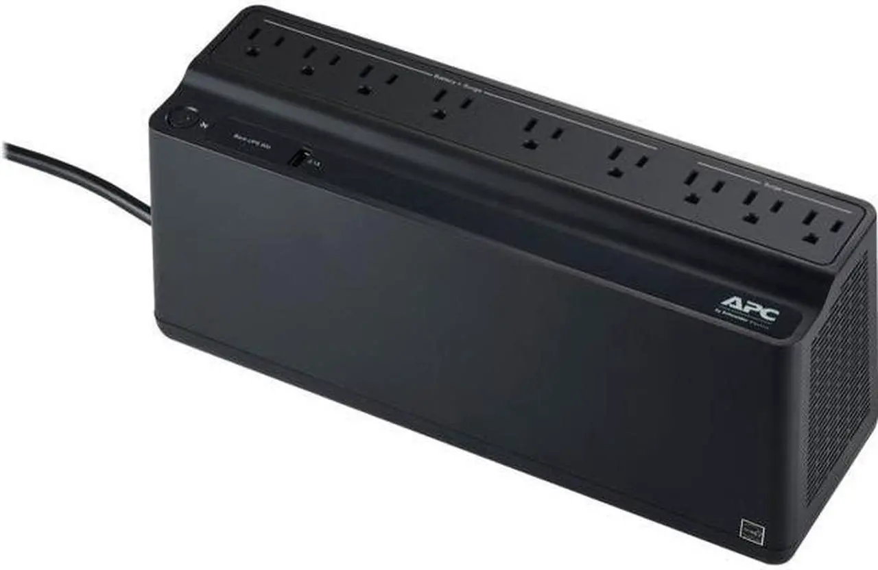 Alt view image 5 of 15 - BN900M Back-UPS 900 VA Battery Backup System 9 Outlets 354 J BVN900M1