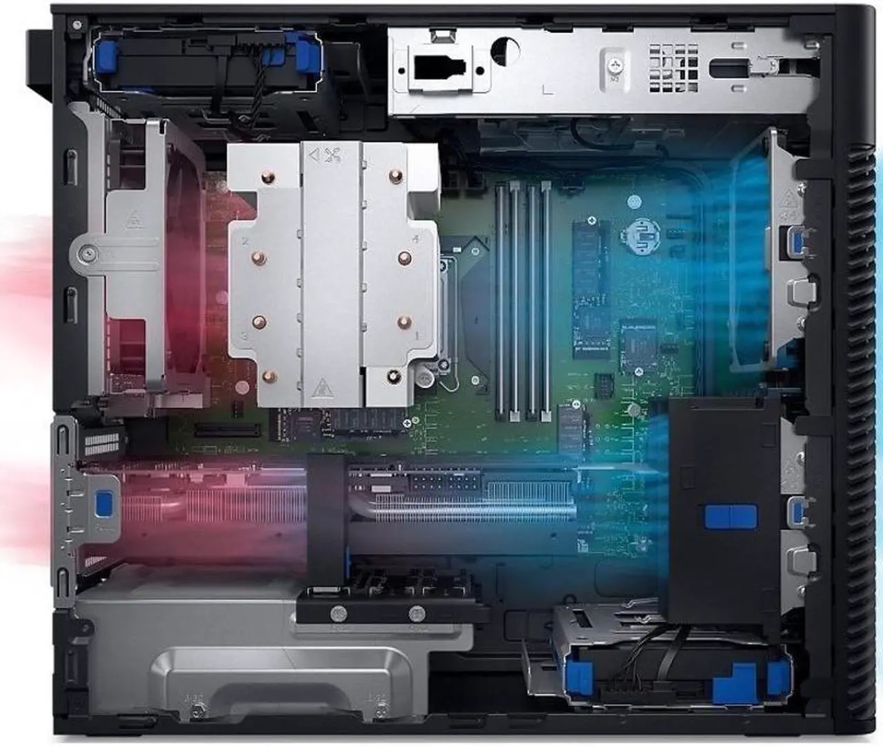 Alt view image 7 of 11 - Dell Precision 3000 3660 Workstation - Intel Core i7 Dodeca-core (12 Core) i7-12700 12th Gen 2.10 GHz - 32 GB DDR5 SDRAM RAM - 512 GB SSD - Tower - Intel Chip - Windows 10 Pro - NVIDIA Quadro RTX A200
