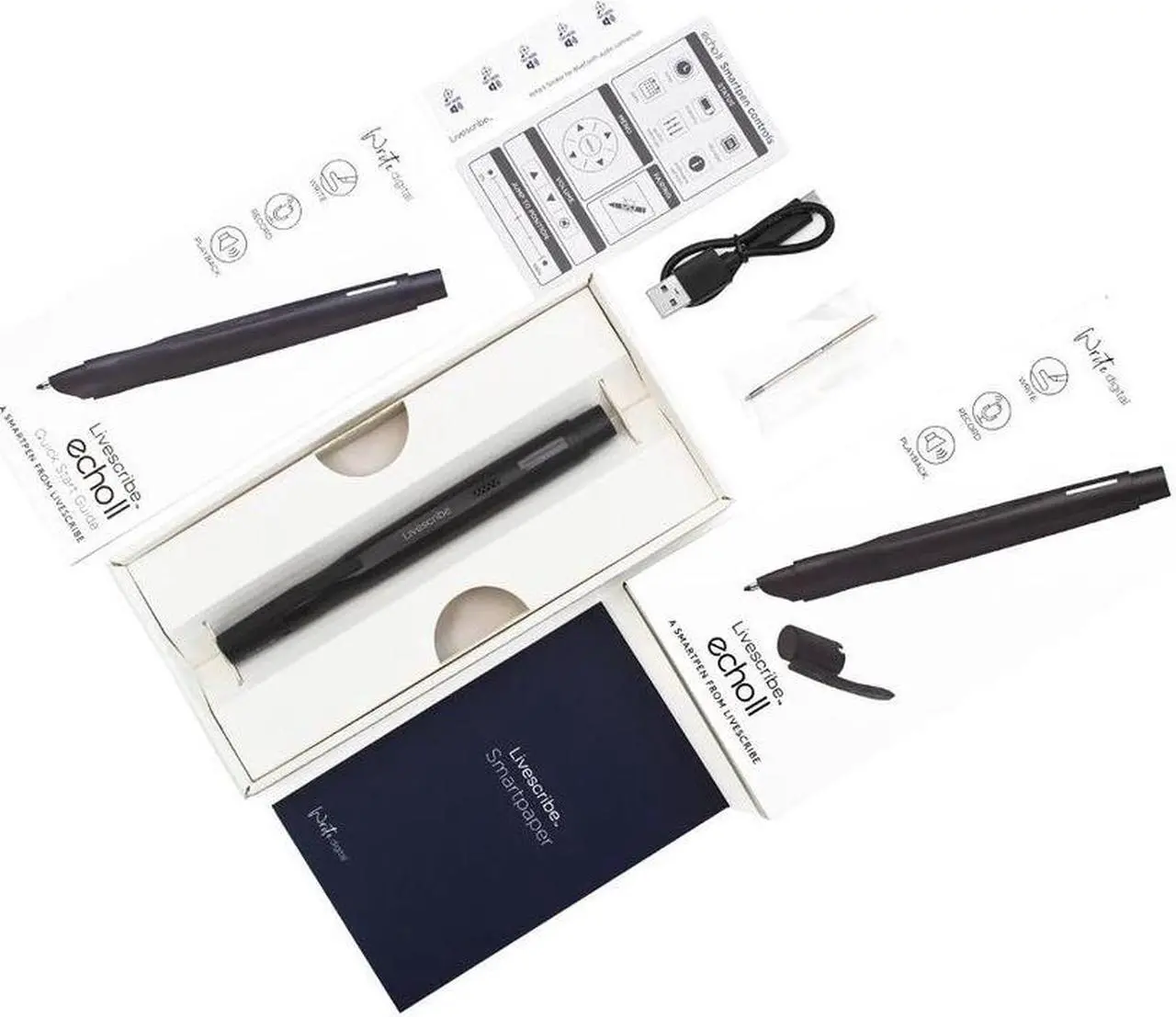 Alt view image 3 of 10 - Livescribe Echo 2 smartpen With 4GB's of Memory