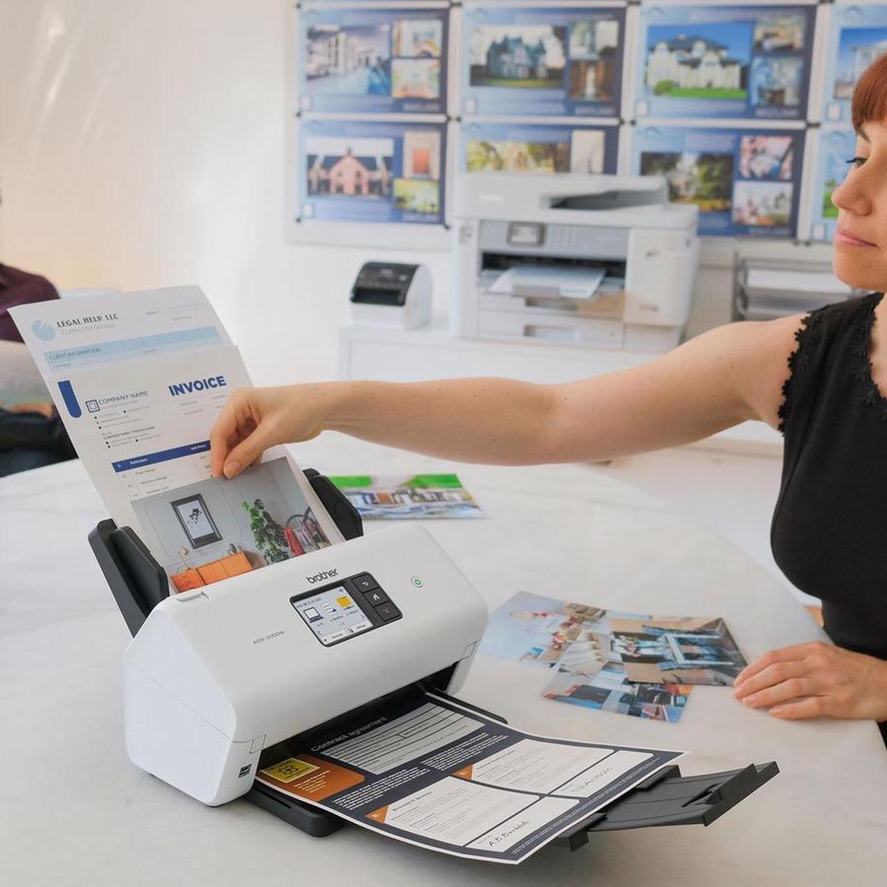 Alt view image 6 of 7 - Brother ADS-4300N 600 x 600 dpi Duplex Document Scanner