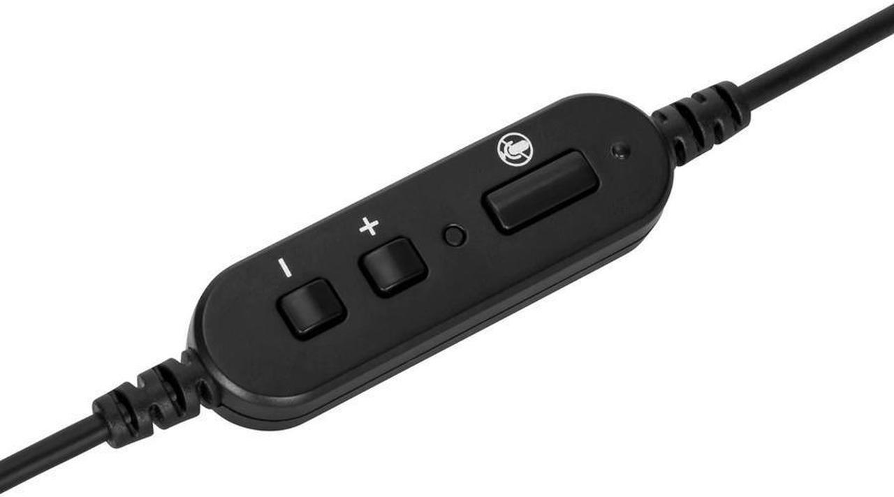 Alt view image 3 of 9 - Targus Wired Mono Headset - Mono - USB Type A - Wired - On-ear - Monaural - Ear-cup - Omni-directional, Noise Cancelling Microphone - Noise Canceling - Black
