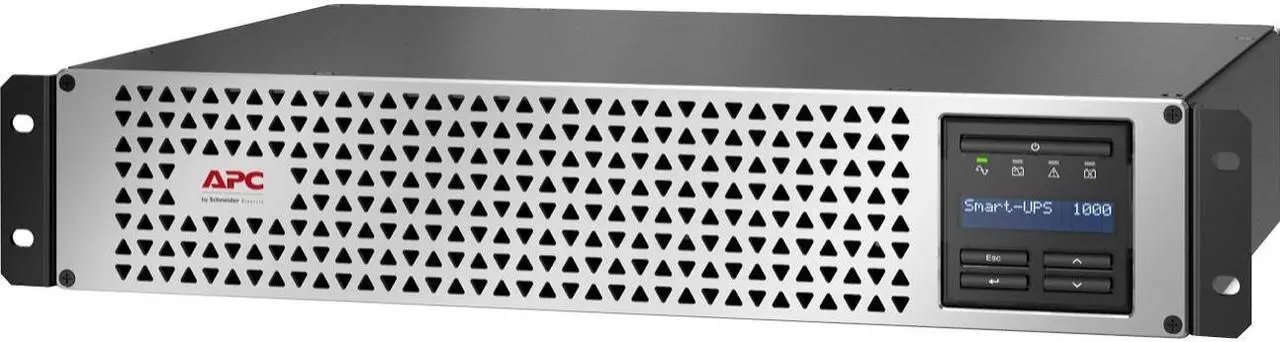 Alt view image 4 of 7 - APC Smart-UPS Line Interactive 1000VA Lithium-ion Rack/Tower 2U 120V 6x NEMA 5-15R outlets SmartConnect Port+Network Card Short Depth AVR
