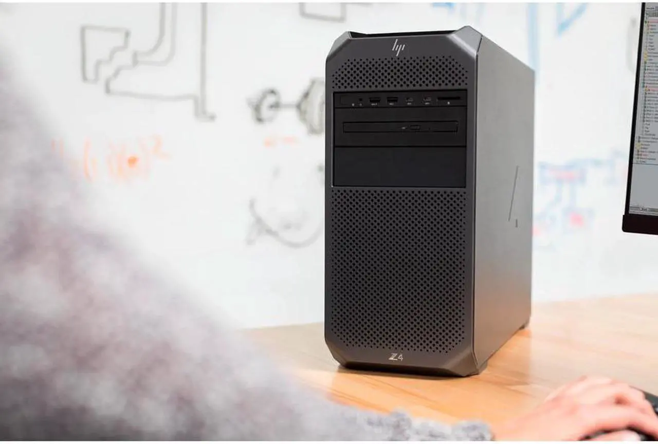 Alt view image 3 of 11 - HP Z4 G4 Workstation - Intel Core i9 Deca-core (10 Core) i9-10900X 10th Gen 3.70 GHz - 16 GB DDR4 SDRAM RAM - 512 GB SSD - Tower - Windows 11 Pro - NVIDIA RTX A4000 16 GB Graphics - Serial ATA/600 Con