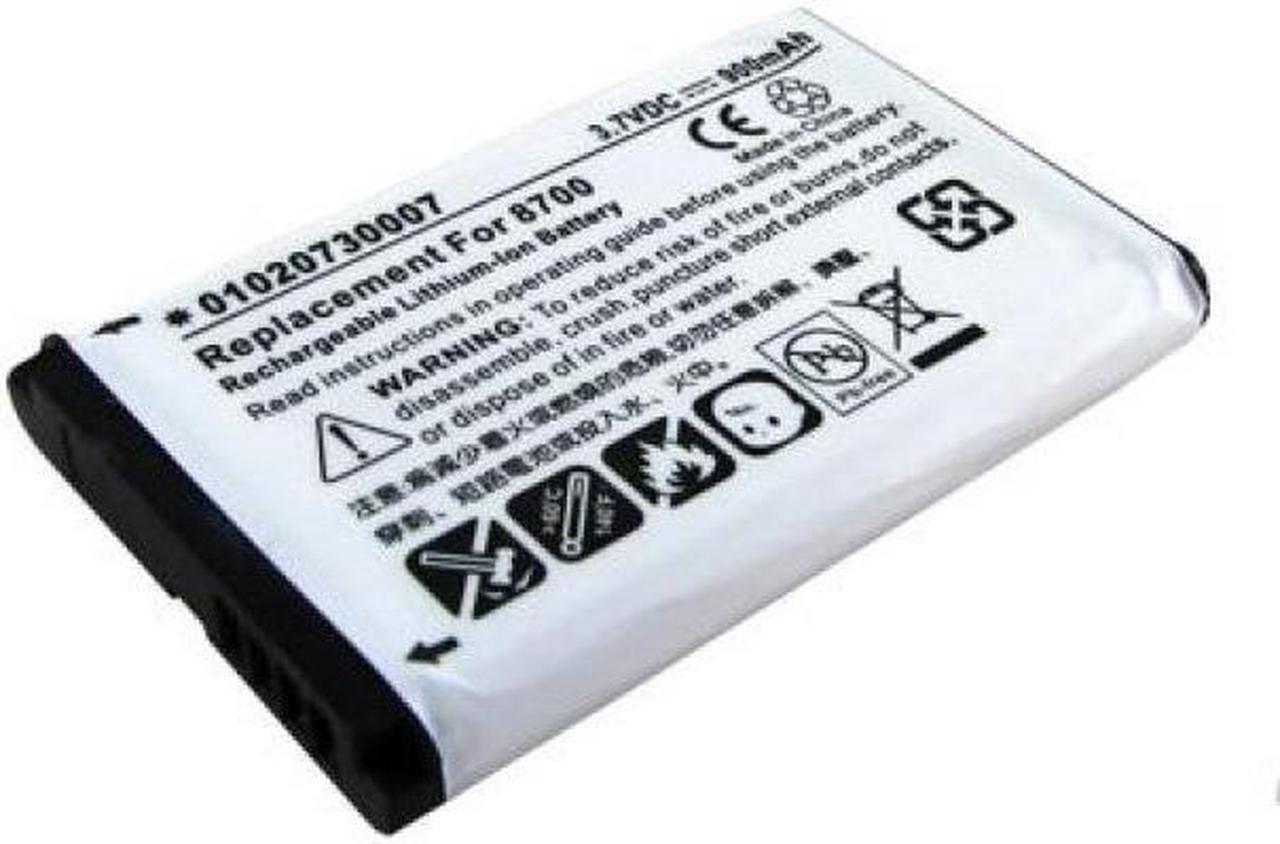 Main image of Battery Technology 900 mAh Battery For Blackberry 8700 PDA-BB-8700