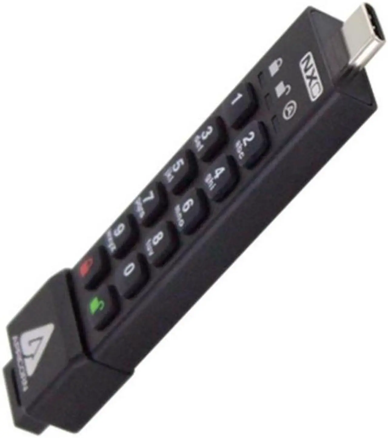 Alt view image 5 of 20 - apricorn 128gb aegis secure key 3 nxc 256-bit hardware-encrypted usb 3.2 type c flash drive, fips 140-3 level 3 validation pending (ask3-nxc-128gb)