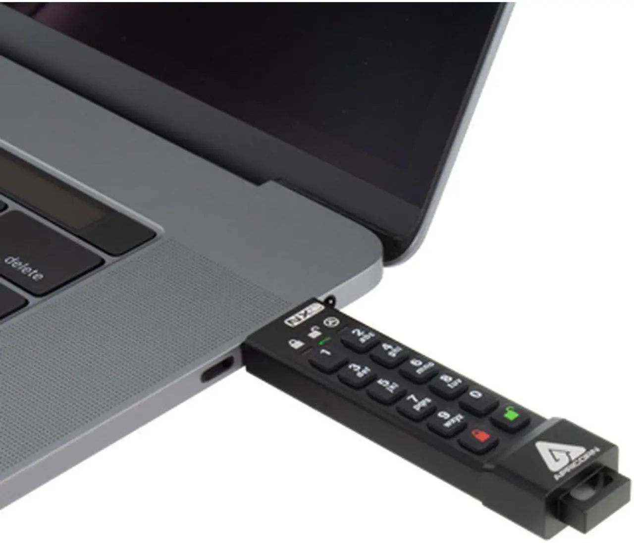 Alt view image 9 of 20 - apricorn 128gb aegis secure key 3 nxc 256-bit hardware-encrypted usb 3.2 type c flash drive, fips 140-3 level 3 validation pending (ask3-nxc-128gb)