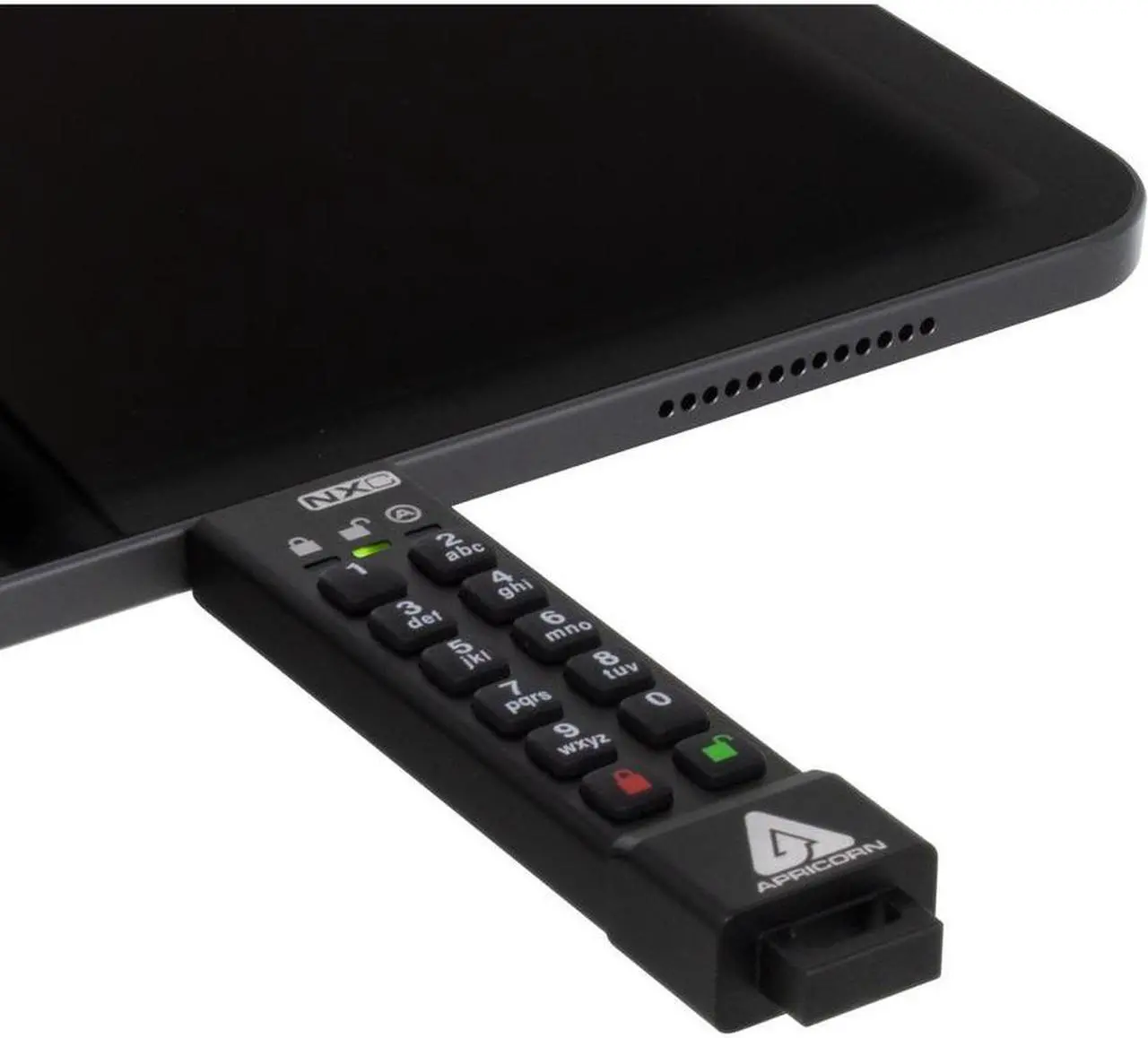 Alt view image 10 of 20 - apricorn 128gb aegis secure key 3 nxc 256-bit hardware-encrypted usb 3.2 type c flash drive, fips 140-3 level 3 validation pending (ask3-nxc-128gb)