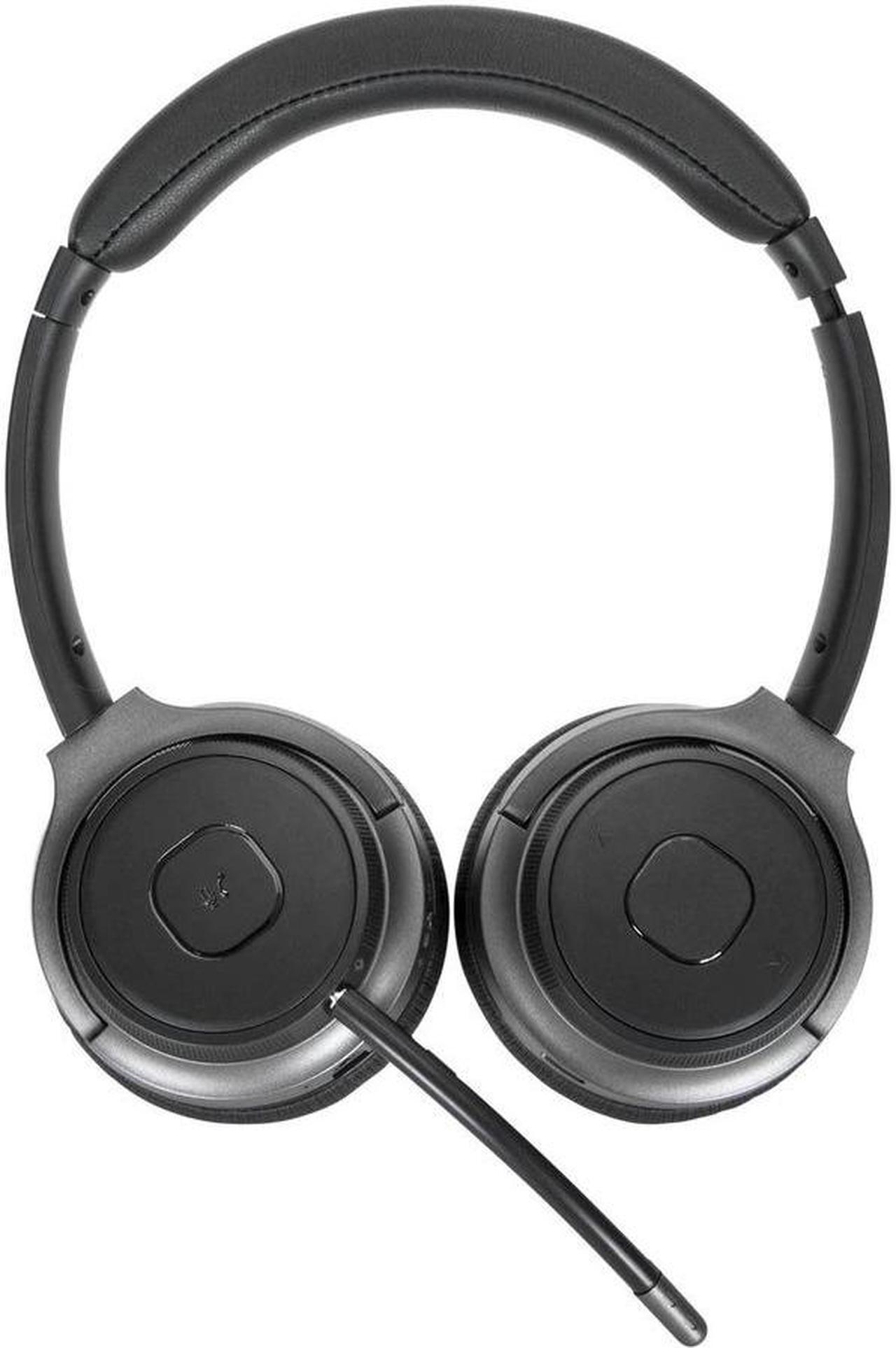 Alt view image 3 of 9 - Targus AEH104TT Wireless Bluetooth 5.0 or Wired 3.5mm AUX Connector Circumaural Wireless Bluetooth Stereo Headset