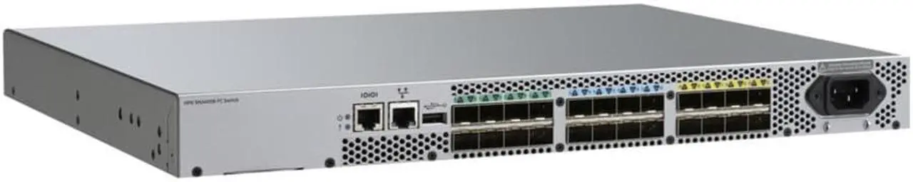 Alt view image 4 of 5 - HPE SN3600B 32Gb 24/8 8-port 16Gb Short Wave SFP+ Fibre Channel Switch R4G55B