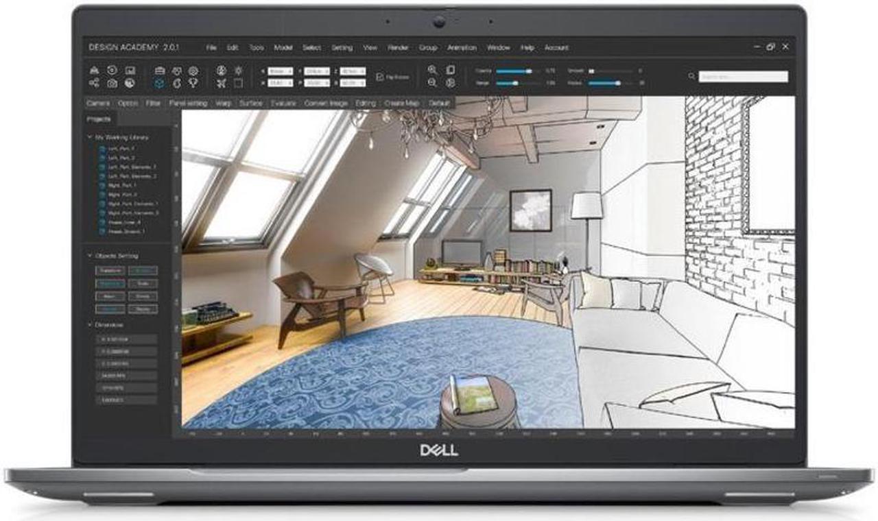 Alt view image 8 of 11 - Dell Precision 3000 3570 15.6" Mobile Workstation - Full HD - 1920 x 1080 - Intel Core i5 12th Gen i5-1235U Deca-core (10 Core) 1.70 GHz - 16 GB Total RAM - 256 GB SSDNEW