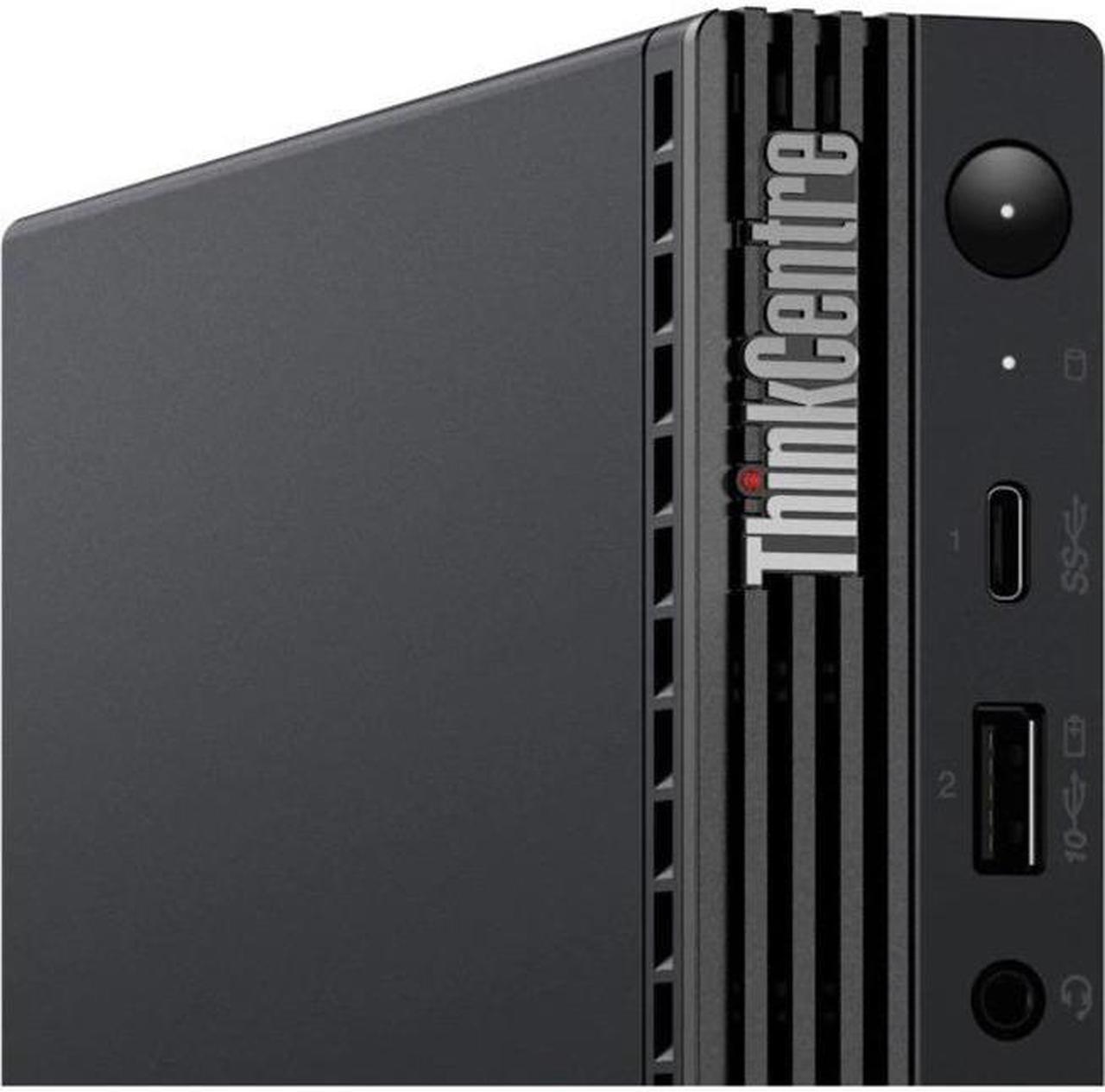 Alt view image 7 of 20 - Lenovo ThinkCentre M80q 11DN008NUS Desktop Computer - Intel Core i7 10th Gen i7-10700T Octa-core (8 Core) 2 GHz - 16 GB RAM DDR4 SDRAM - 256 GB NVMe M.2 PCI Express PCI Express NVMe SSD - Tiny - Black