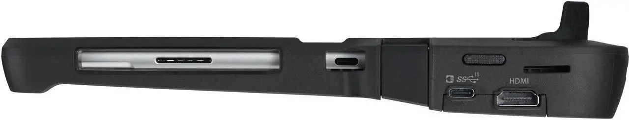 Alt view image 7 of 15 - Kensington BlackBelt Rugged Carrying Case Microsoft Surface Pro 8 Notebook, Card Reader - Black - TAA Compliant - Drop Resistant - Silicon, Thermoplastic Elastomer (TPE), Polycarbonate, Acrylonitrile