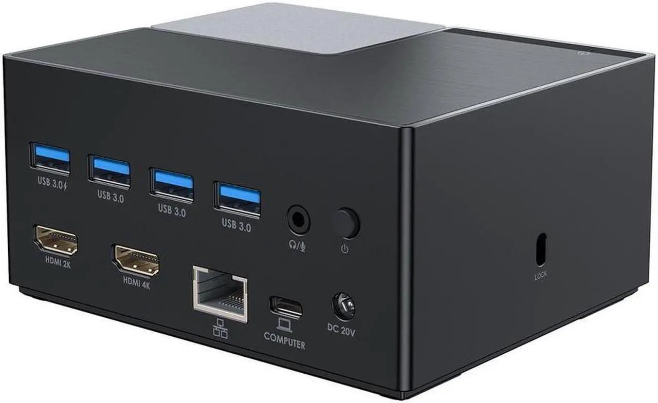 Alt view image 4 of 8 - 4XEM USB-C Dual 4K with Power Delivery Universal Docking Station 4XUG69PD2