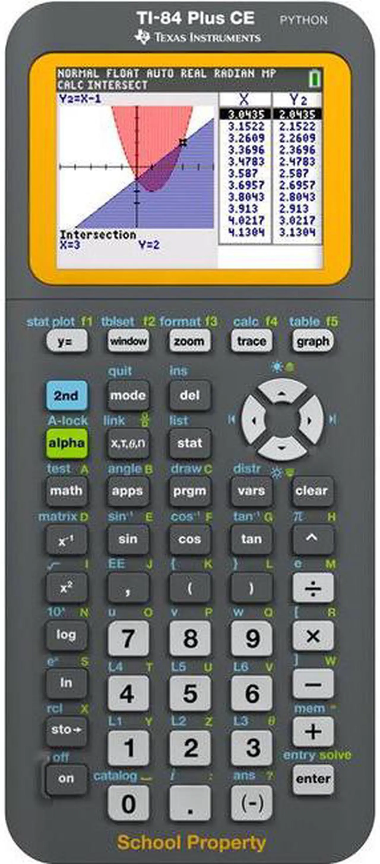 Alt view image 5 of 8 - Texas Instruments TI-84 Plus CE Python Teacher Pack Yellow 10-Pack TI84PLUSCEPYTPK