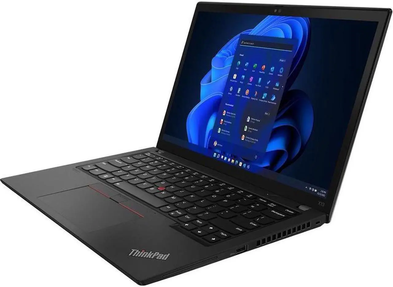 Alt view image 3 of 12 - Lenovo ThinkPad X13 Gen 3 21CM0026US 13.3" Touchscreen Notebook - WUXGA - 1920 x 1200 - AMD Ryzen 7 PRO 6850U Octa-core (8 Core) 2.70 GHz - 16 GB Total RAM - 16 GB On-board Memory - 512 GB SSD -