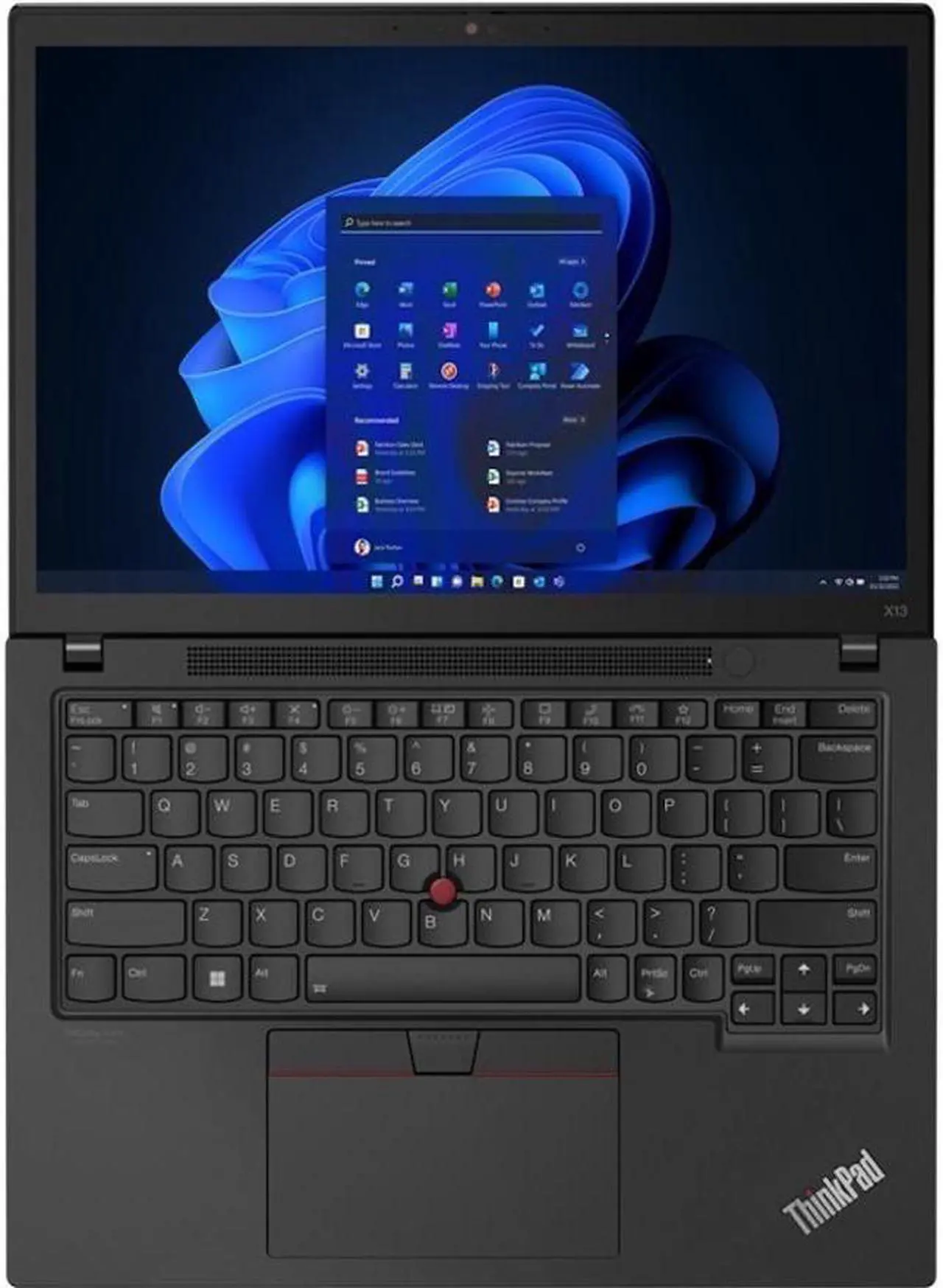Alt view image 4 of 12 - Lenovo ThinkPad X13 Gen 3 21CM0026US 13.3" Touchscreen Notebook - WUXGA - 1920 x 1200 - AMD Ryzen 7 PRO 6850U Octa-core (8 Core) 2.70 GHz - 16 GB Total RAM - 16 GB On-board Memory - 512 GB SSD -
