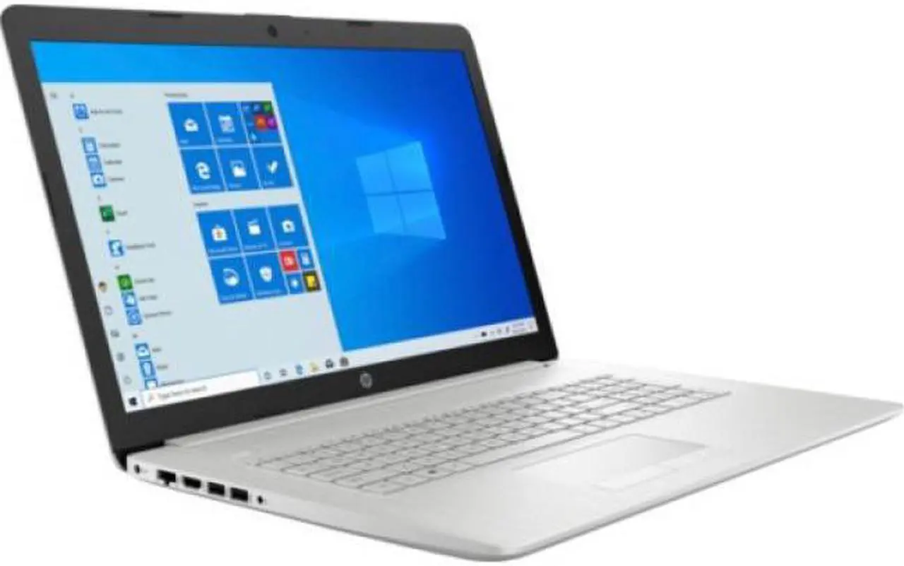Alt view image 3 of 8 - HP 17 Series 17.3" HD+ Touchscreen Laptop Intel Core i3-1125G4 8GB RAM 256GB Natural Silver
