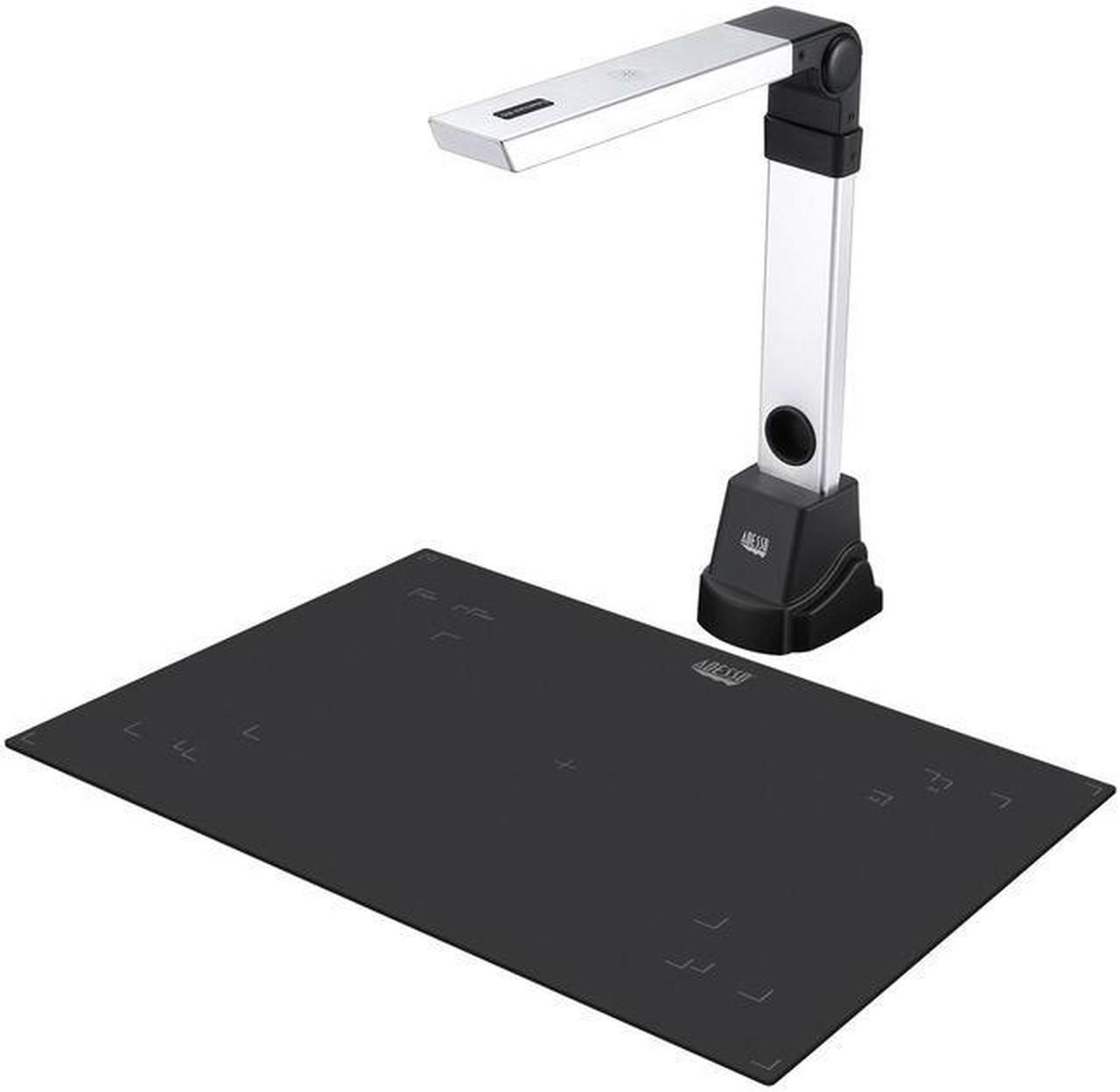 Adesso CYBERTRACK 820 8.0 Megapixel CMOS Color Sensor Camera 8 Megapixel Fixed-Focus A3 Document Camera Scanner with OCR Function