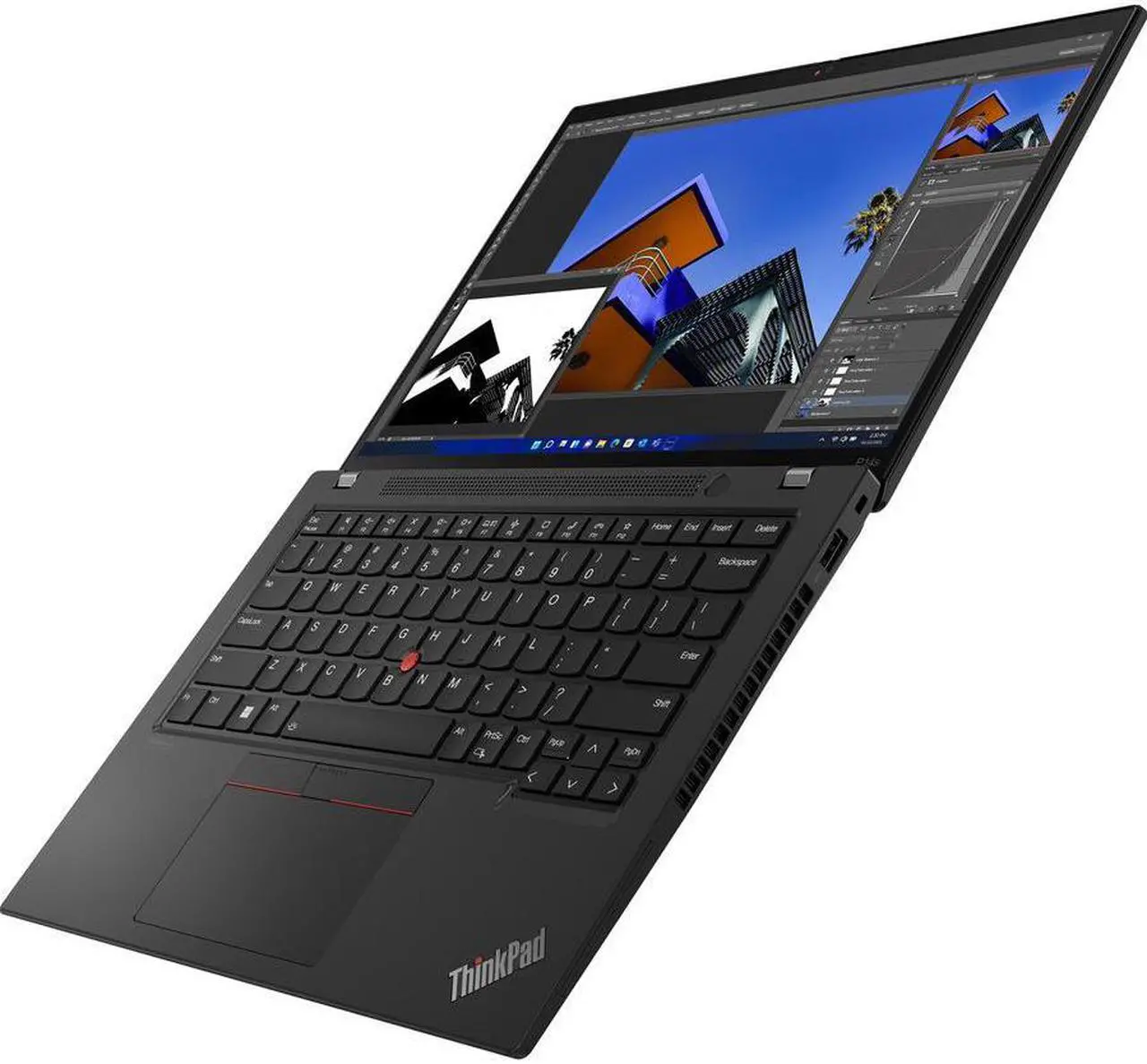 Alt view image 4 of 14 - Lenovo ThinkPad P14s Gen 3 21AK002EUS 14" Mobile Workstation - WUXGA - 1920 x 1200 - Intel Core i7 12th Gen i7-1260P Dodeca-core (12 Core) 3.40 GHz - 16 GB Total RAM - 512 GB SSD - Black - Window