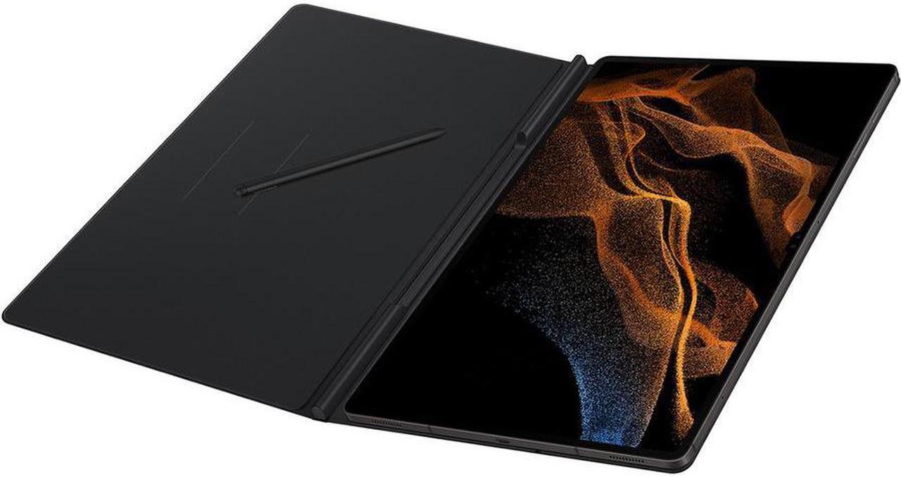 Alt view image 7 of 13 - Samsung Book Cover Carrying Case (Book Fold) Samsung Galaxy Tab S8 Tablet - Black - Scratch Resistant