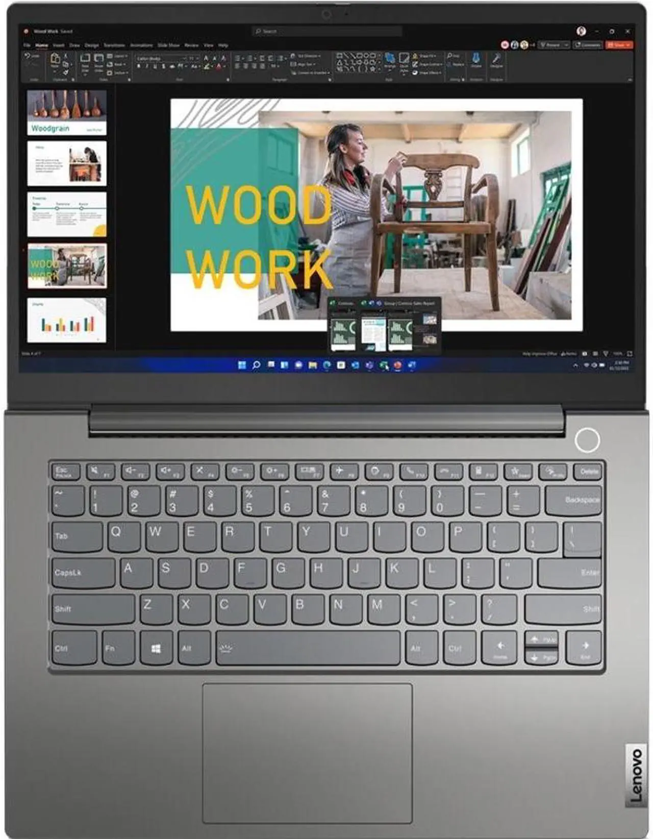 Alt view image 8 of 14 - Lenovo Laptop ThinkBook 14 G4 ABA AMD Ryzen 5 5625U 8GB Memory 256 GB PCIe SSD Intel Iris Xe Graphics 14.0" Non-Touch Screen Windows 11 Pro 64-bit 21DK000UUS