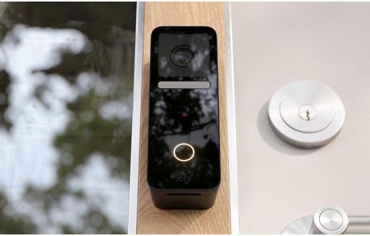 Alt view image 3 of 9 - Logitech Circle View Wireless Smart Doorbell