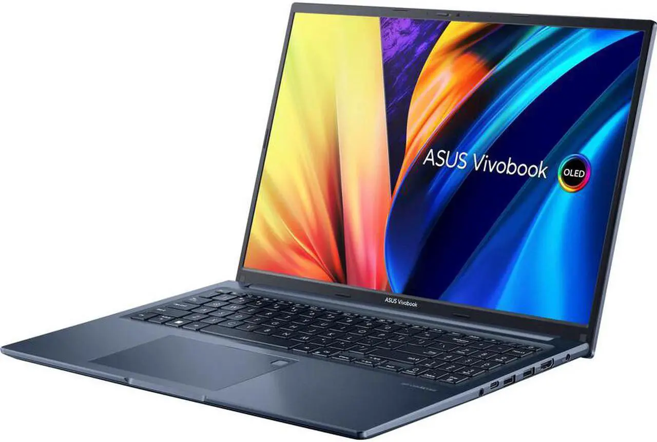 Alt view image 13 of 20 - ASUS VivoBook 16X Laptop, 16 WUXGA (1920 x 1200) 16:10 Display, AMD Ryzen 5 5600H CPU, AMD Radeon Vega 7 Graphics, 8GB RAM, 512GB SSD, Fingerprint Sensor, Windows 11 Home, Quiet Blue, M1603QA-DS52