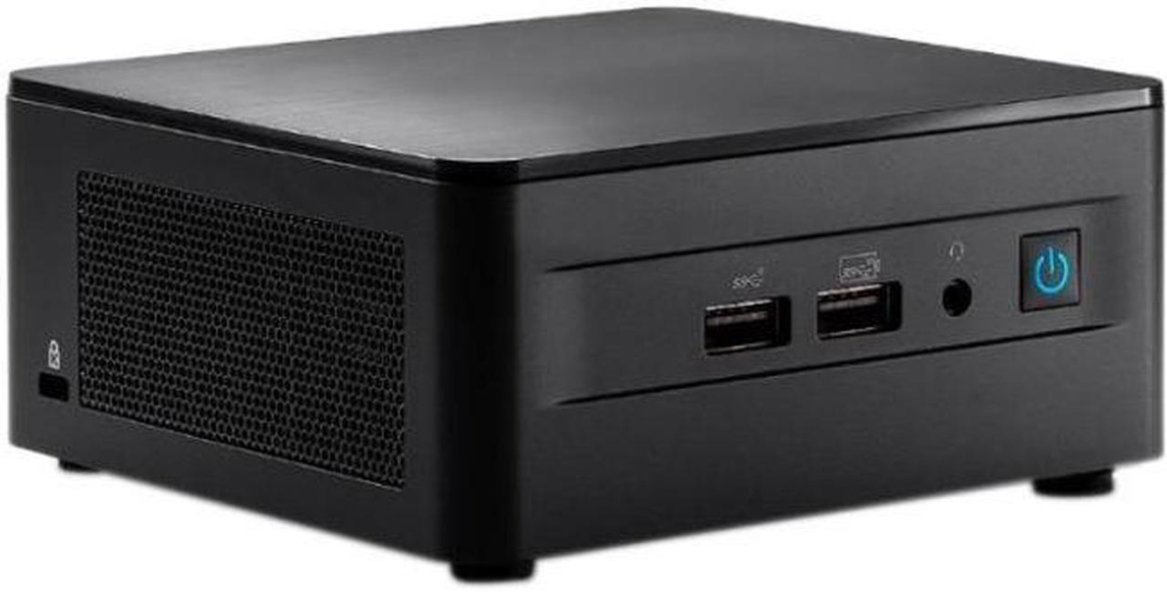 Intel NUC 12 Pro Kit Wall Street Canyon Intel® Core™ i5-1240P, Iris® Xe Graphics RNUC12WSHi5 Tall Barebone, Dual Channel DDR4-3200 SO-DIMM Sockets, Power Cord is not included