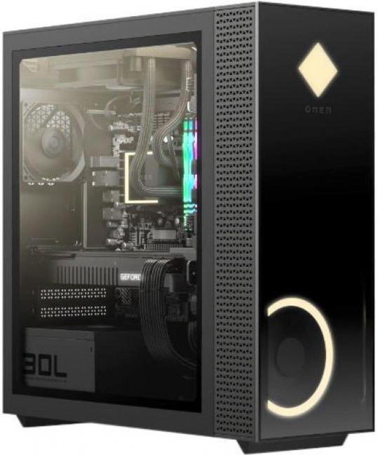 Alt view image 12 of 19 - HP OMEN - 30L Gaming Desktop - AMD Ryzen 7 - 16GB Memory - NVIDIA® GeForce RTX™ 3060 Ti - 1TB SSD - Shadow Black PC Computer GT13-1194