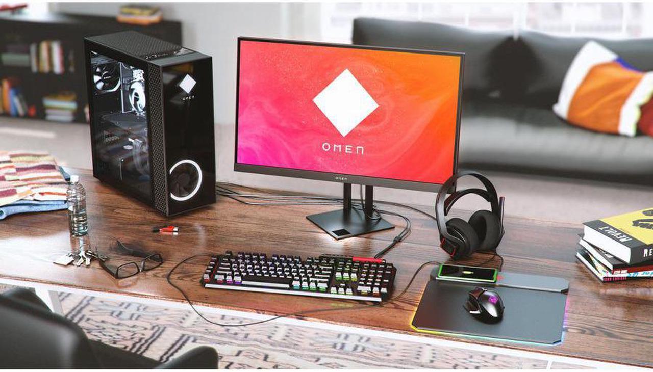 Alt view image 13 of 19 - HP OMEN - 30L Gaming Desktop - AMD Ryzen 7 - 16GB Memory - NVIDIA® GeForce RTX™ 3060 Ti - 1TB SSD - Shadow Black PC Computer GT13-1194