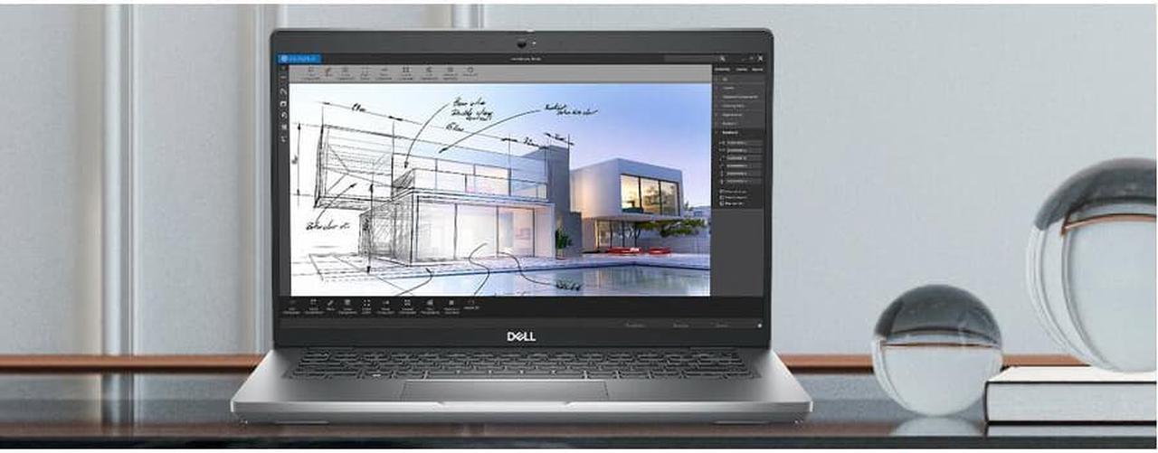 Alt view image 3 of 10 - Dell Precision 3000 3470 14" Mobile Workstation - Full HD - 1920 x 1080 - Intel Core i5 12th Gen i5-1250P Dodeca-core (12 Core) - 32 GB Total RAM - 512 GB SSD - Titan Gray - Intel Chip - Windows