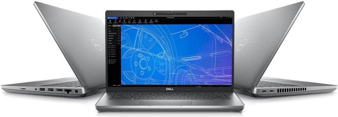 Alt view image 6 of 11 - Dell Precision 3000 3470 14" Mobile Workstation - Full HD - 1920 x 1080 - Intel Core i7 12th Gen i7-1270P Dodeca-core (12 Core) - 32 GB Total RAM - 512 GB SSD - Titan Gray - Intel Chip - Windows