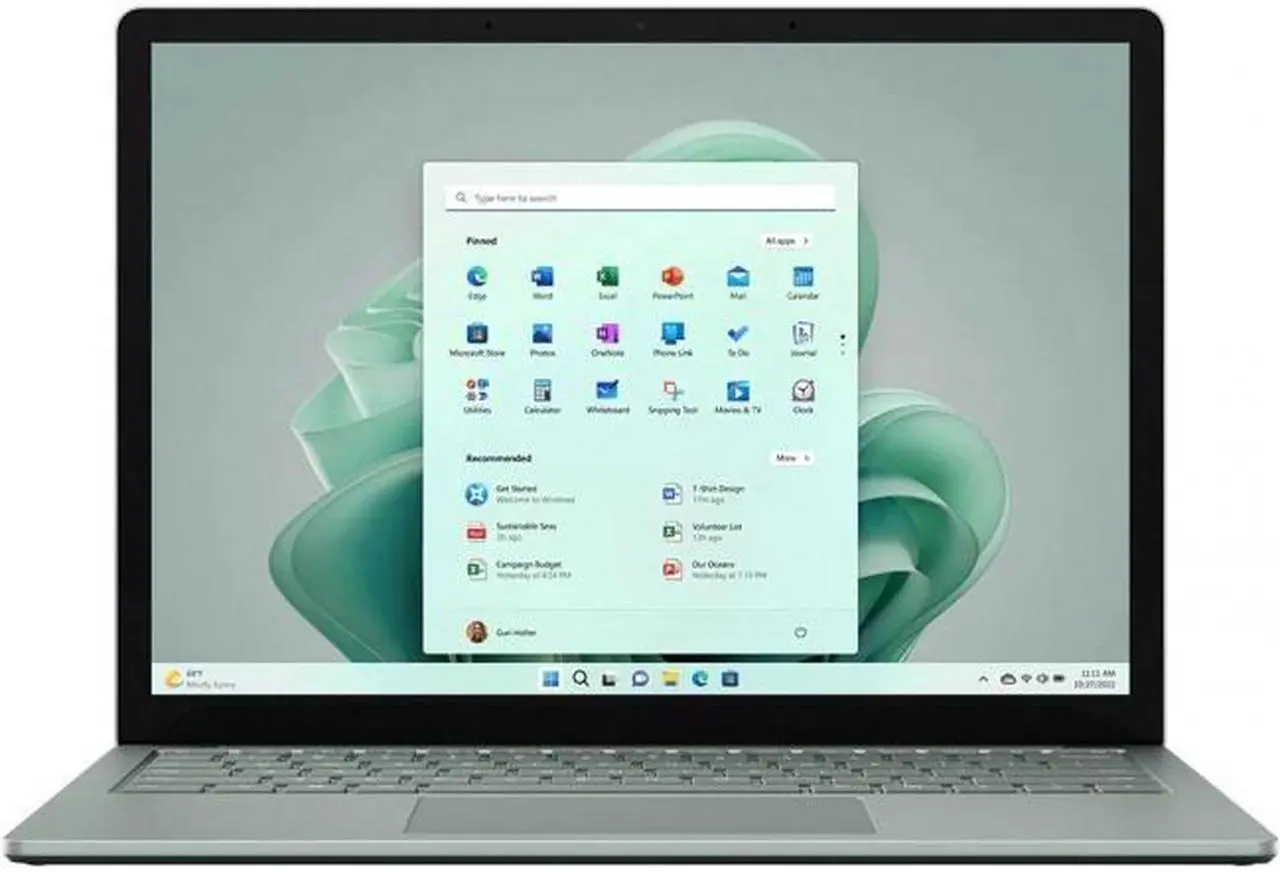 Main image of Microsoft Surface Laptop 5 - 13.5" Touchscreen - Intel Core i5-1235U - 8GB RAM - 512GB SSD - Windows 11 Home - Intel Evo Platform - R1S-00051 - Sage