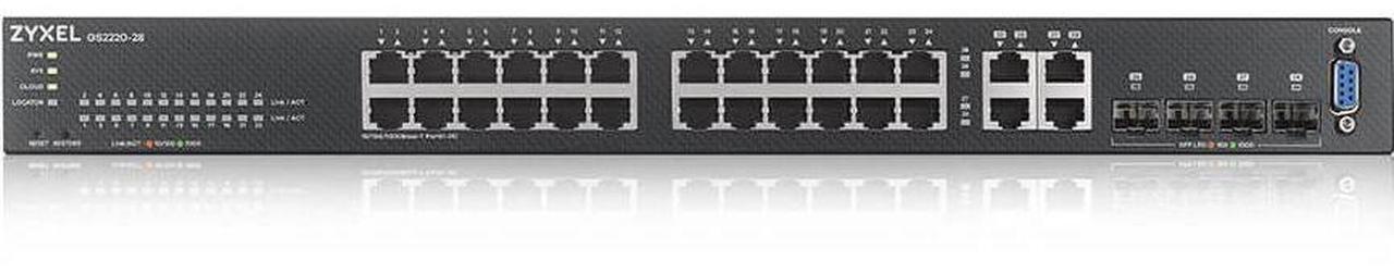 Alt view image 6 of 17 - Zyxel GS2220-28 24-Port Gigabit Ethernet Layer 2 Managed Switch