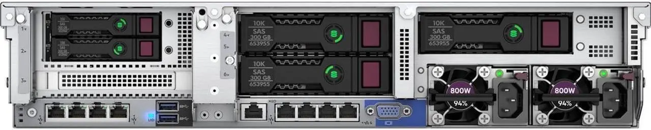 Alt view image 6 of 6 - HPE P56963-B21 ProLiant DL380 G10 2U Rack Server - 1 x Intel Xeon Silver 4214R 2.40 GHz - 32 GB RAM - Serial ATA, 12Gb/s SAS Controller