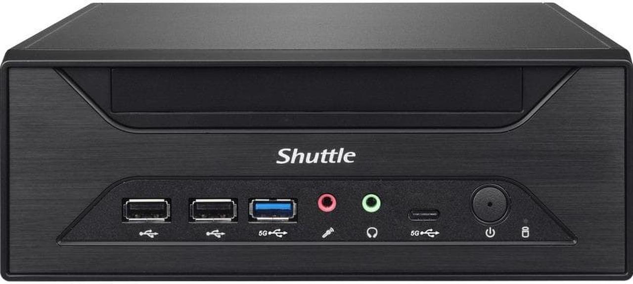 Alt view image 2 of 8 - Shuttle XPC slim XH610 Barebone System - Mini PC - Socket LGA-1700 - 1 x Processor Support - Intel H610 Express Chip - 64 GB DDR4 SDRAM DDR4-3200/PC4-25600 Maximum RAM Support - 2 Total Memory Slots -