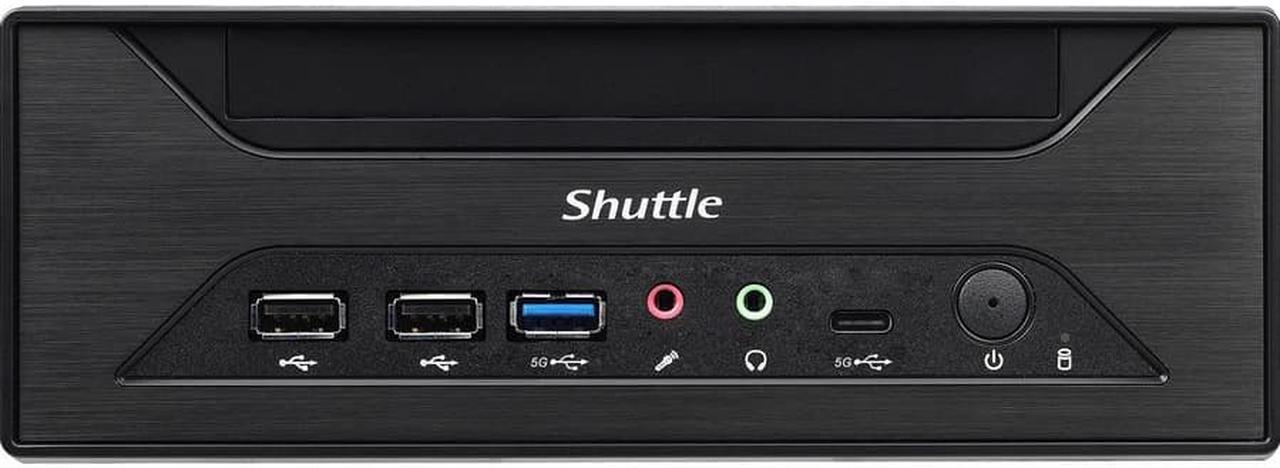 Alt view image 3 of 8 - Shuttle XPC slim XH610 Barebone System - Mini PC - Socket LGA-1700 - 1 x Processor Support - Intel H610 Express Chip - 64 GB DDR4 SDRAM DDR4-3200/PC4-25600 Maximum RAM Support - 2 Total Memory Slots -