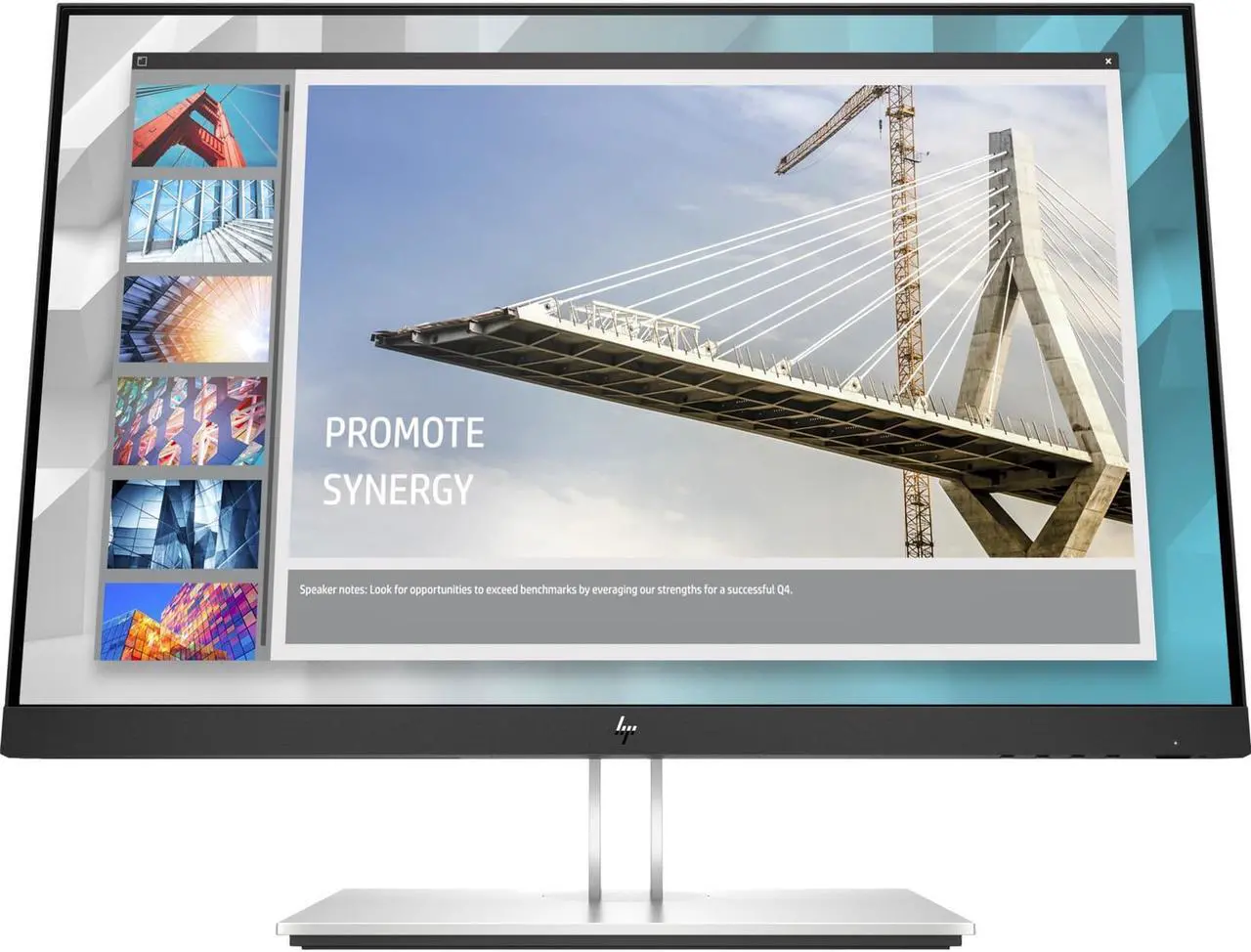Alt view image 2 of 9 - HP E24i G4 24" WUXGA LED LCD Monitor - 16:10 - Black - 24" Class - In-plane Switching (IPS) Technology - 1920 x 1200 - 16.7 Million Colors - 250 Nit - 5 ms - HDMI - VGA - DisplayPort