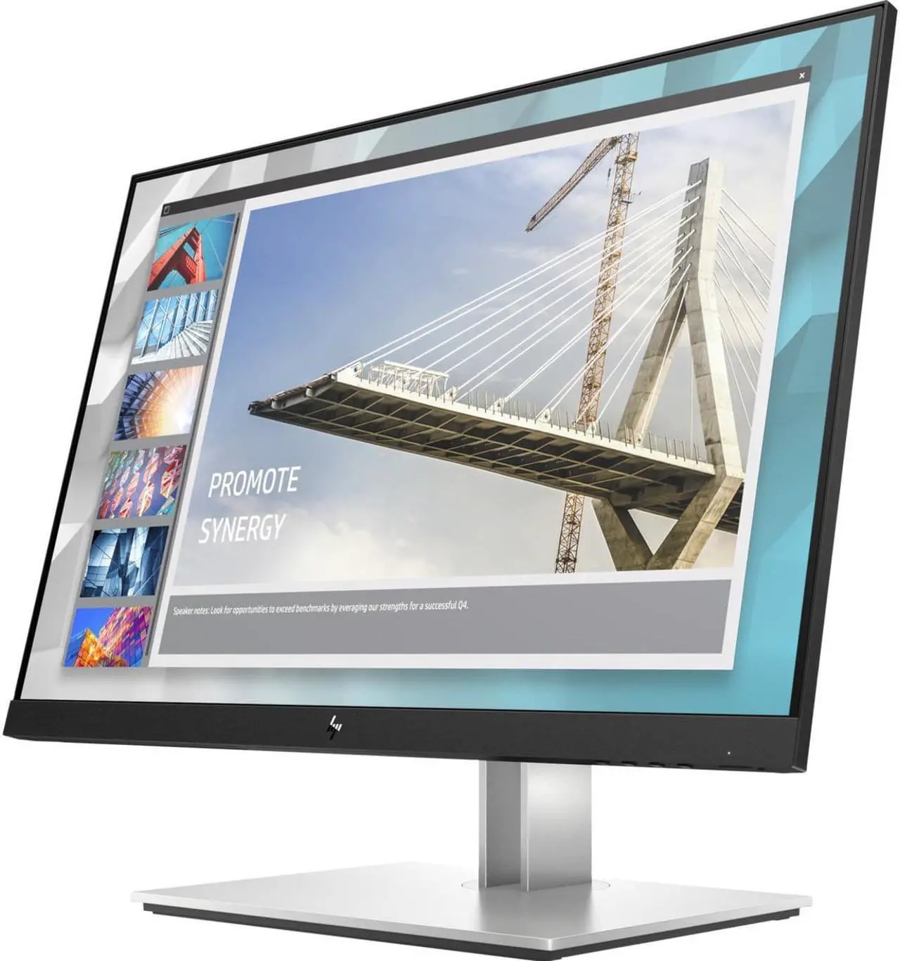 Alt view image 3 of 9 - HP E24i G4 24" WUXGA LED LCD Monitor - 16:10 - Black - 24" Class - In-plane Switching (IPS) Technology - 1920 x 1200 - 16.7 Million Colors - 250 Nit - 5 ms - HDMI - VGA - DisplayPort